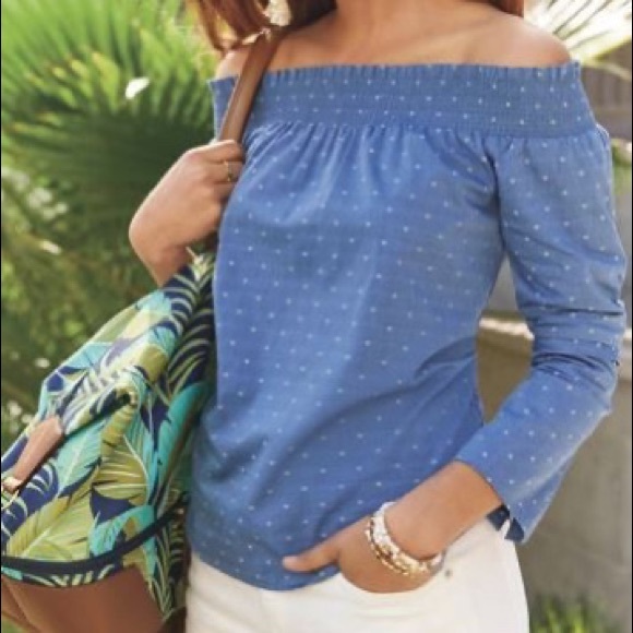 Stella & Dot Tops - Gemma Off the Shoulder Top